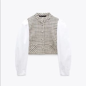 ZARA combo textured top